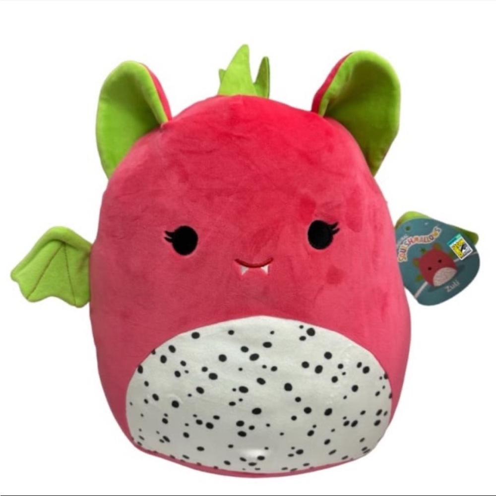 Squishmallow 12″ Zuli the Dragonfruit Bat - San Diego Comic Con 2024 NWT